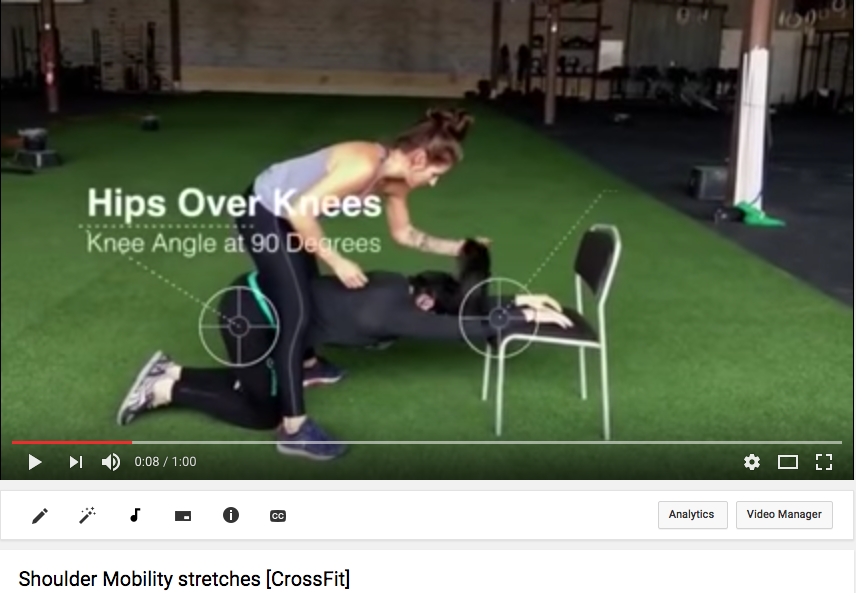 Shoulder and Thoracic Mobility for Weightlifting and CF